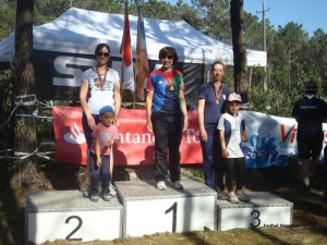 Campeã nacional Luísa Mateus no CN Longa